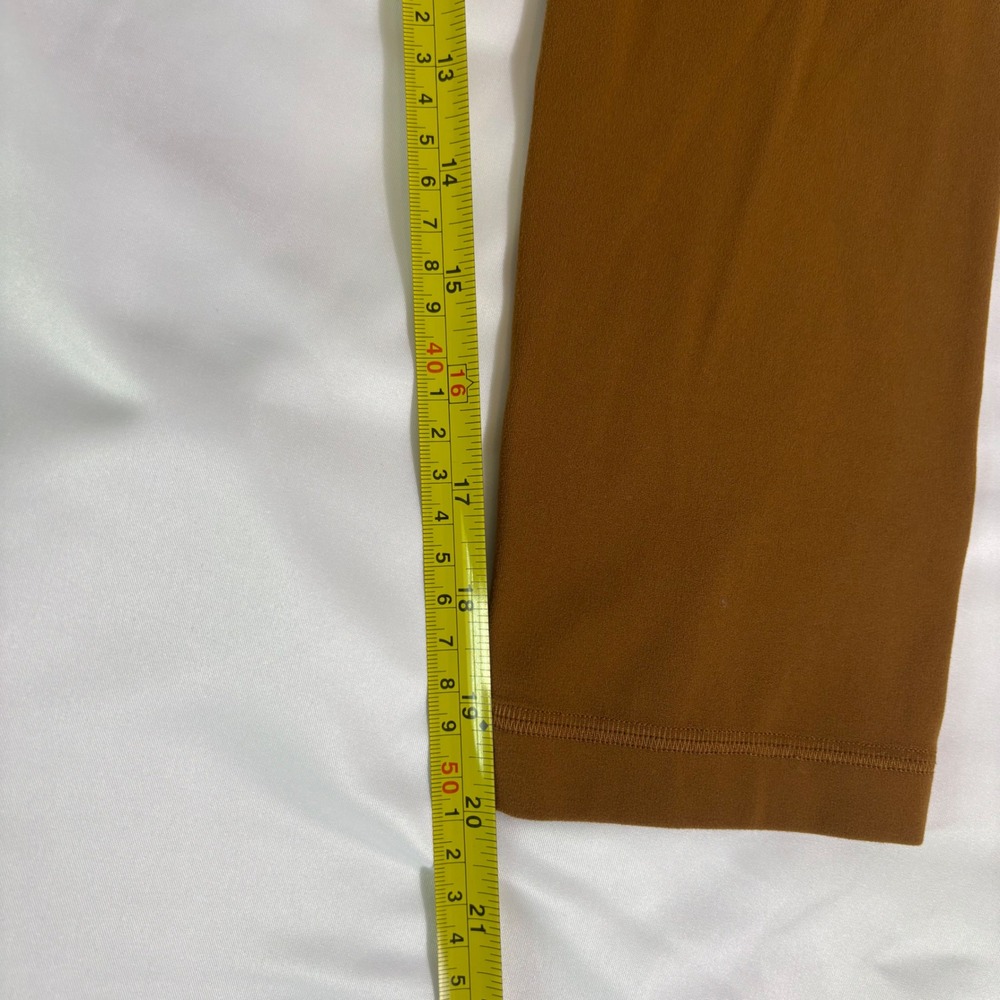 Lululemon Align High-Rise Pant 21 Copper Brown Nulu Yoga Leggings Size 4 - Picture 6 of 6